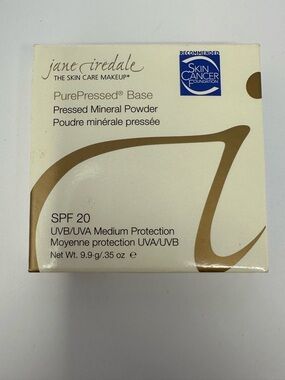 NEW!! Jane Iredale PurePressed Mineral Powder Base SATIN .35oz Sealed A4